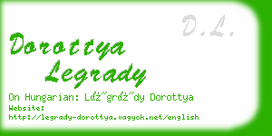 dorottya legrady business card